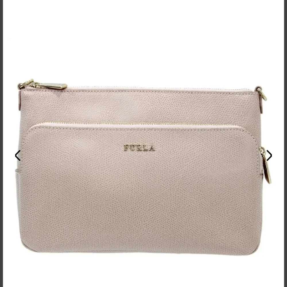 Furla Cearm Leather Shoulder Bag 2-Way – Authentic Pre-Owned